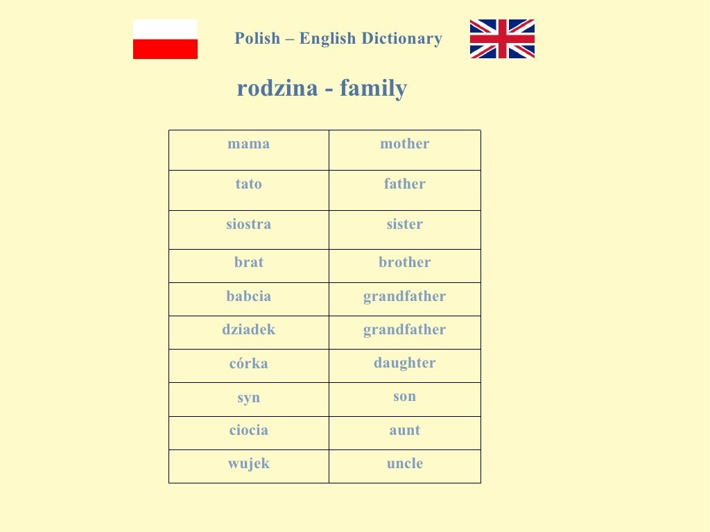Polish English Dictionary