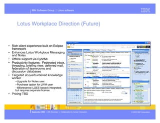 Presentation of Dominos future plans