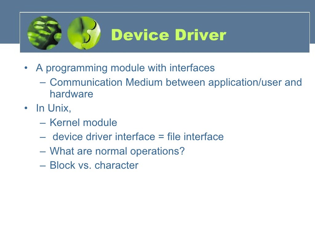linux device driver