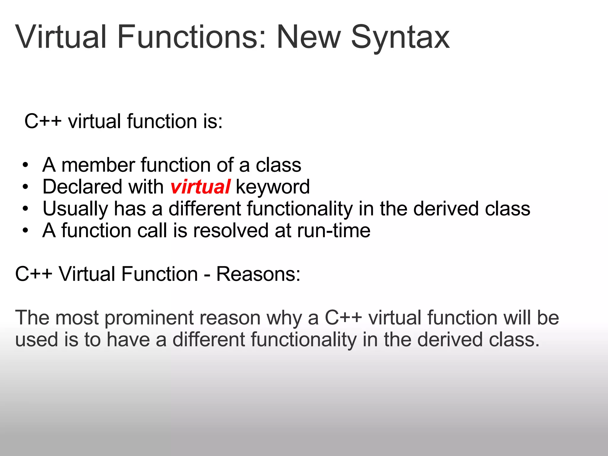 Classes and Inheritance