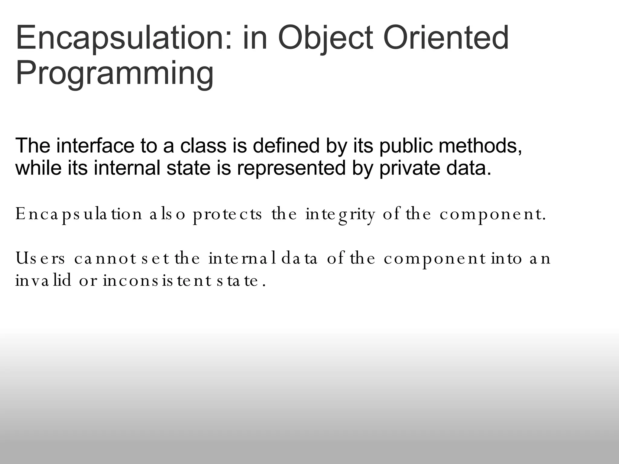 Classes and Inheritance