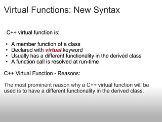 Classes and Inheritance