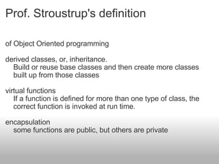 Classes and Inheritance