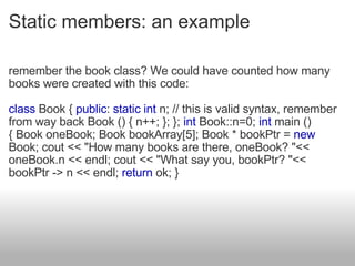 Classes and Inheritance