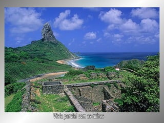 Vista parcial com as ruínas 