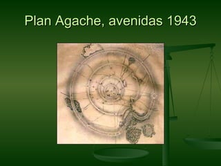Plan Agache, avenidas 1943
 