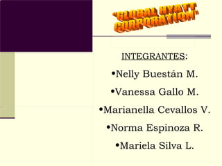 Imagen 1




               Picture 16




                             INTEGRANTES:
Imagen 5




               •Nelly Buestán M.
               •Vanessa Gallo M.
             •Marianella Cevallos V.
Picture 12




              •Norma Espinoza R.
                            •Mariela Silva L.
 