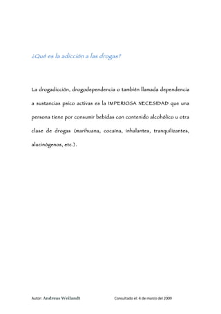 Drogadiccion