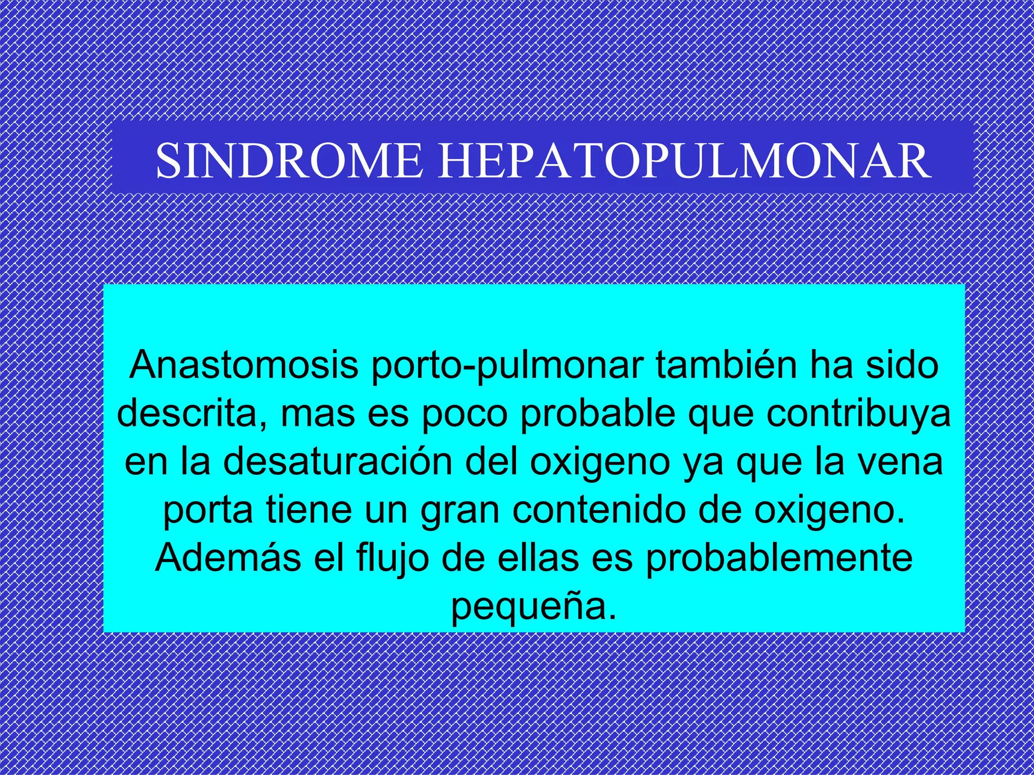 sindrome hepatopulmonar