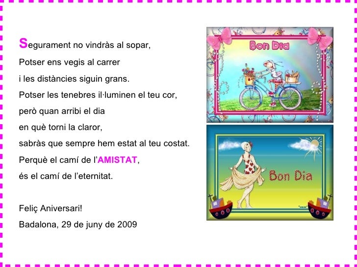 ANIVERSARI AMIGUES