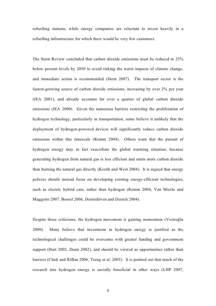Essay Of The Great Depression For Which There Are Few Refuelling A Literary Essay also Examples Of Anecdotes In Essays An Essay On The Hydrogen Economy Ideas For Problem Solution Essay