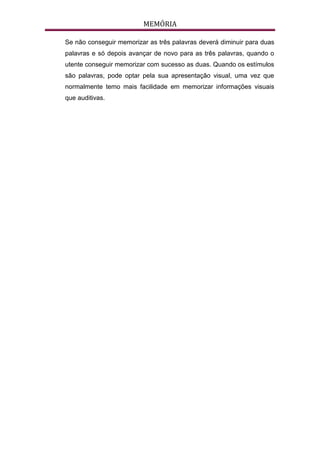 Exercícios de estimulação - Alzheimer