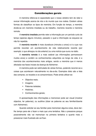 Exercícios de Estmulação