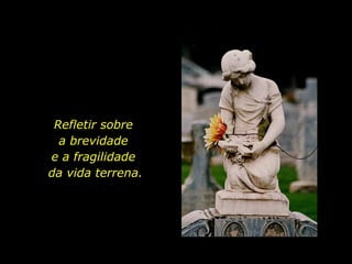 Refletir sobre  a brevidade  e a fragilidade  da vida terrena. 