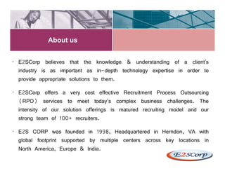 RPO - Recruitment Process Outsourcing