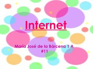 Internet María José de la Bárcena 1 A  #11 