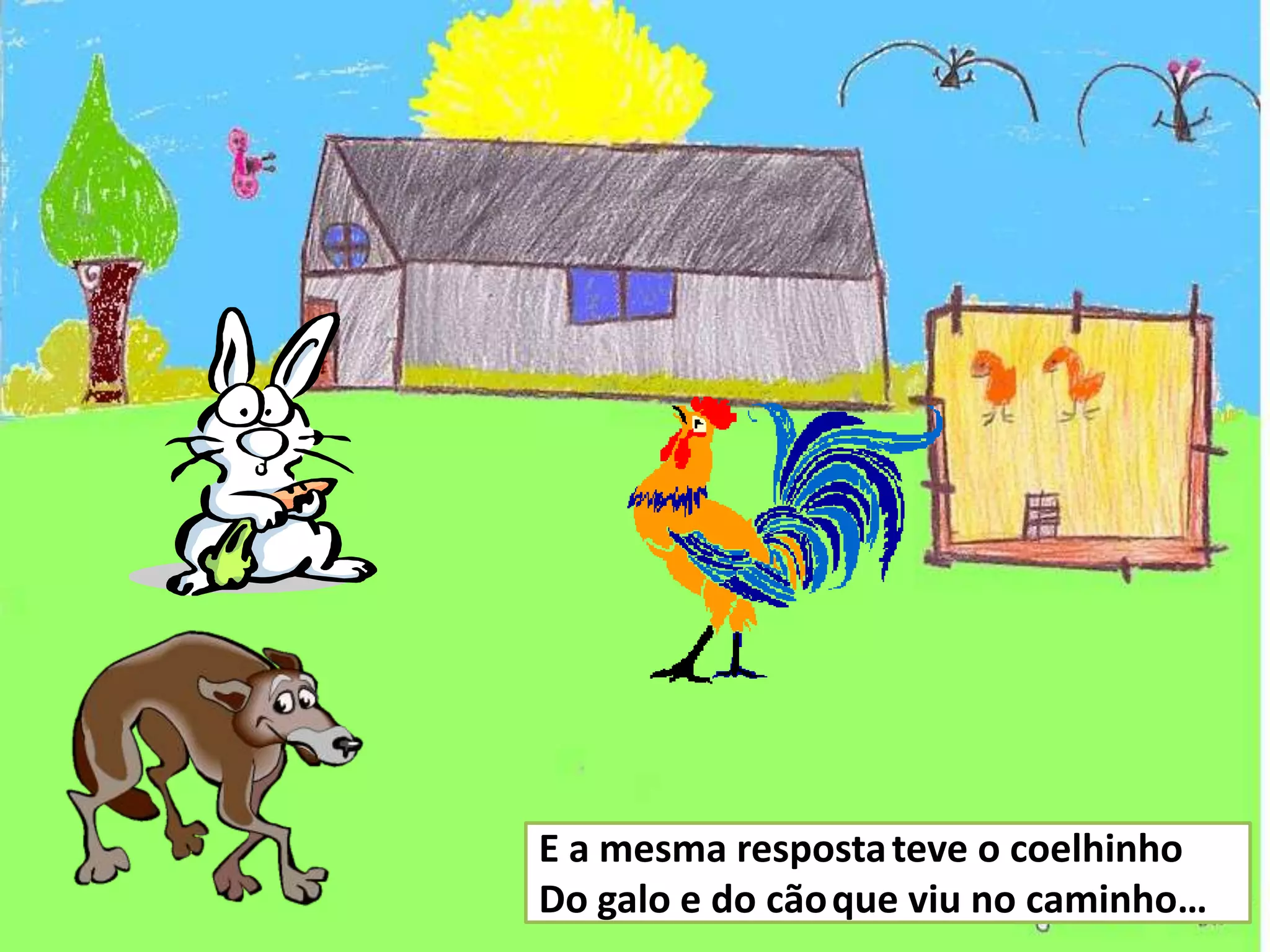 O coelhinho branquinho