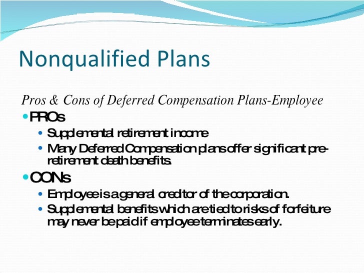 Key Employee Compensation Plans