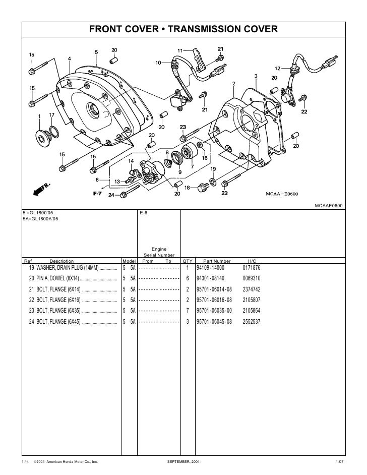 manual goldwing 1800