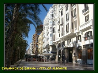 EXPLANADA DE ESPANA – CITY OF ALICANTE 