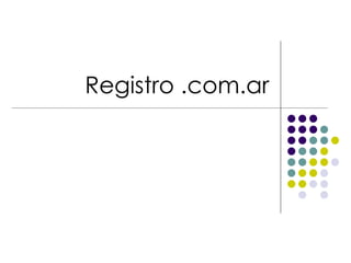 Registro .com.ar 