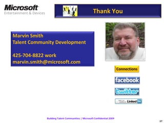 Microsoft Building Talent Communities