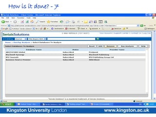 How is it done? - 7
 