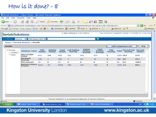 How is it done? - 8
 