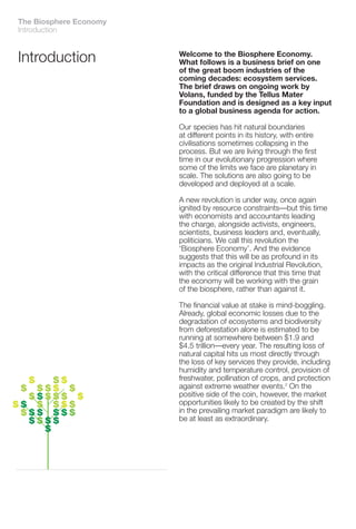 The biosphere economy | PDF