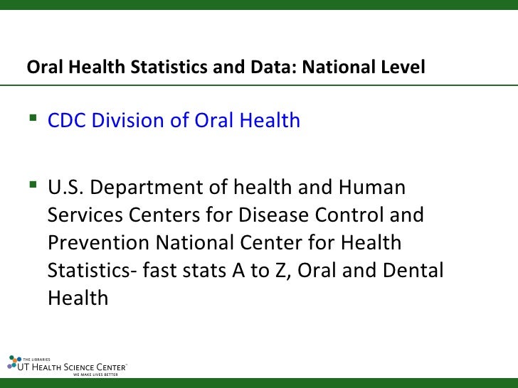 Module 3 Oral Health Data Tools and Statistics