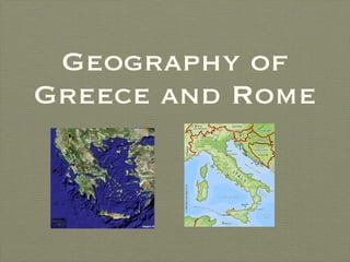 Geography of Greece and Rome 