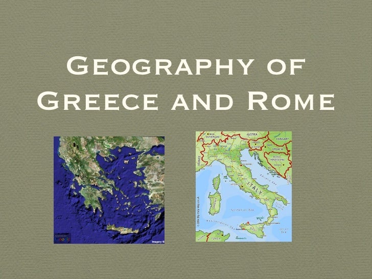 Rome/Greece Geography