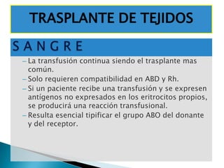 Fibrosis del injertoReacción mediada por infilrados celulares de 	linfocitos y macrófagos con secreción de 	factores de crecimiento Rechazo crónico