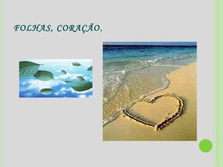 FOLHAS, CORAÇÃO , 