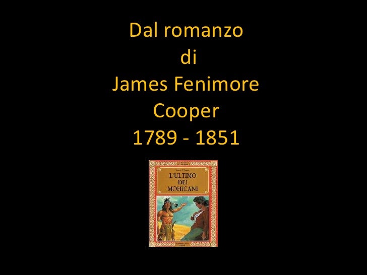 L Ultimo Dei Mohicani James Fenimore Cooper