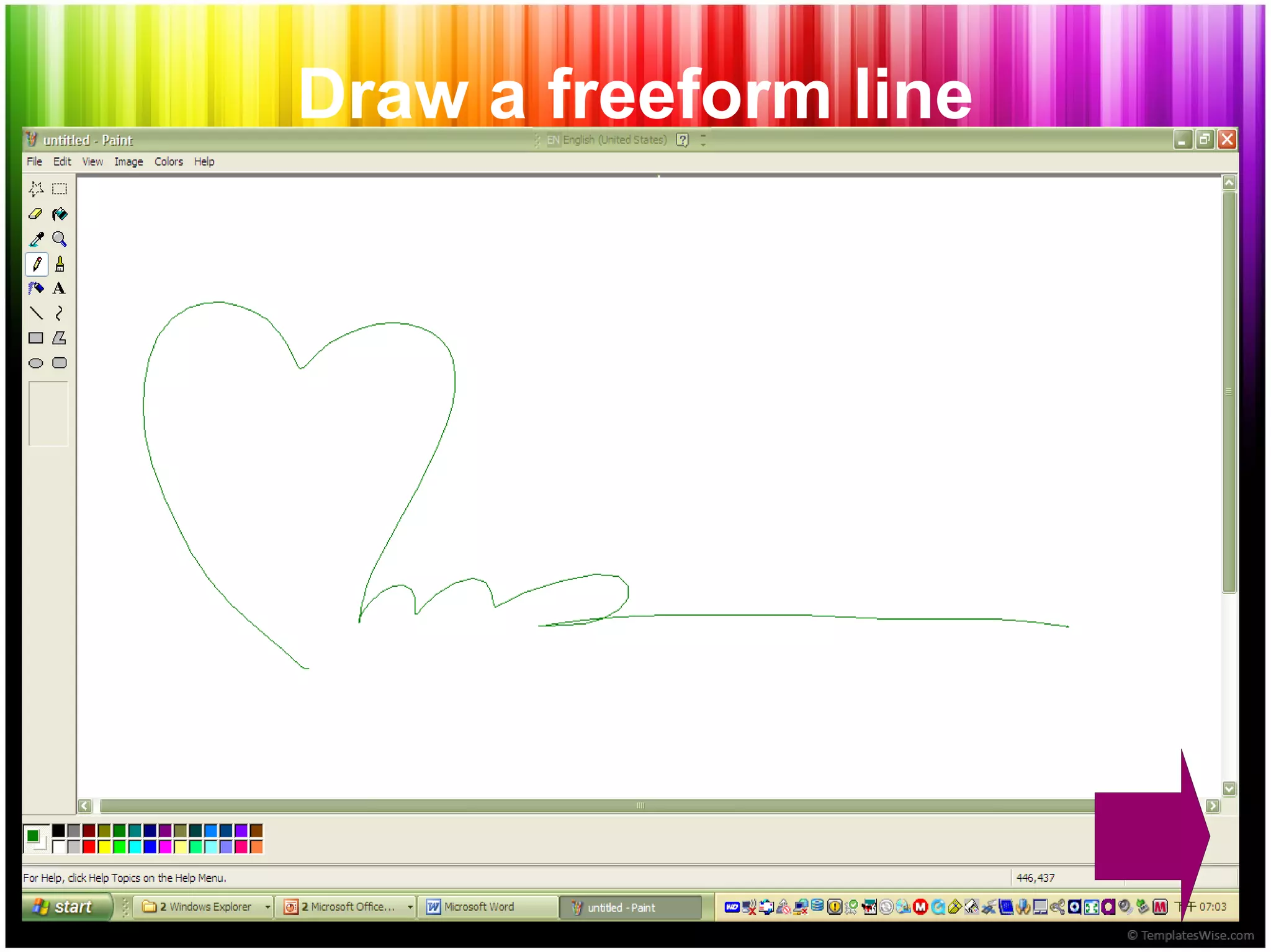 You can paste a Paint picture into another document you've created, or use it as your desktop background.