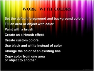 Draw a freeform line 