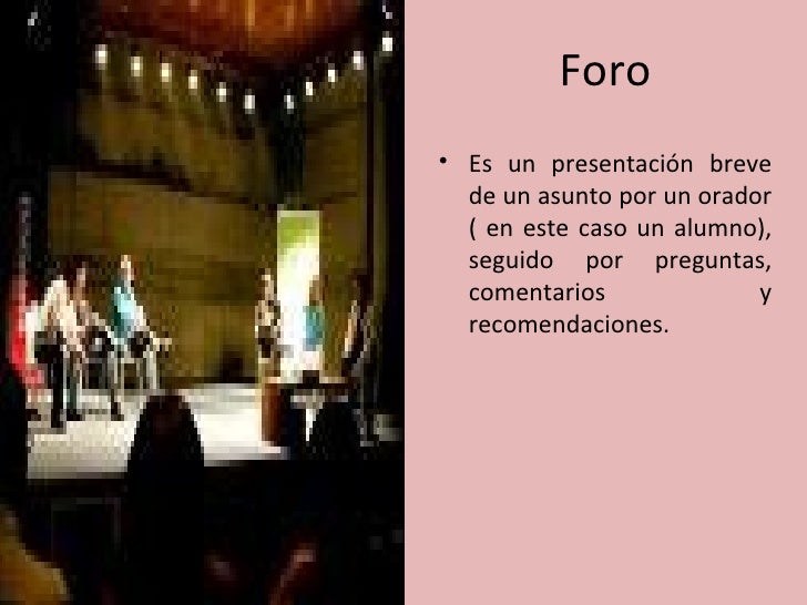 Foro, Mesa Redonda Seminario