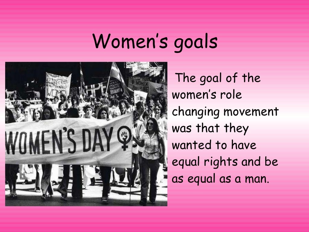 Changing Roles of Women