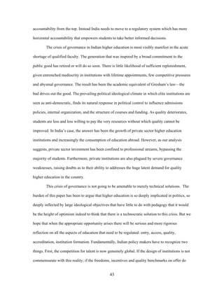 India's Higher Education