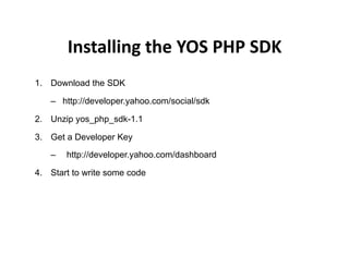 The Yahoo Open Stack