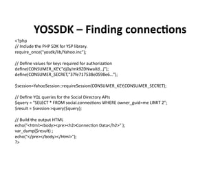 The Yahoo Open Stack