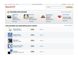 The Yahoo Open Stack