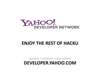The Yahoo Open Stack