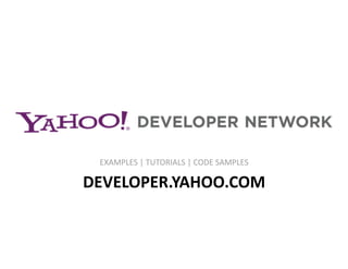 The Yahoo Open Stack