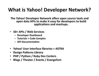 The Yahoo Open Stack