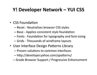 The Yahoo Open Stack