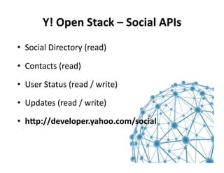 The Yahoo Open Stack