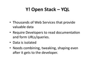 The Yahoo Open Stack