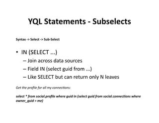 The Yahoo Open Stack